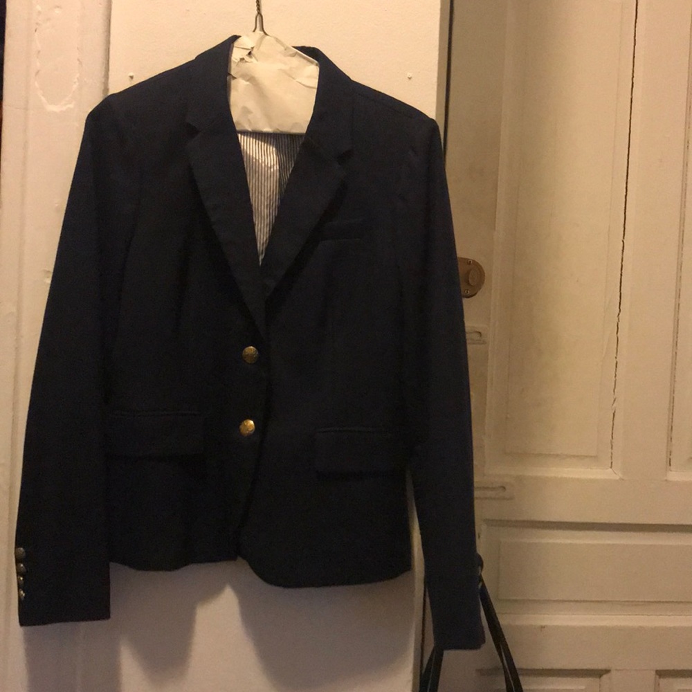 Navy blue J Crew Blazer